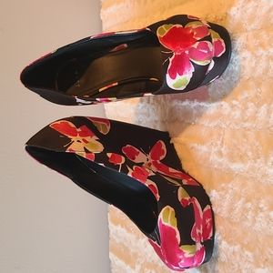 Butterfly Elle platform wedges